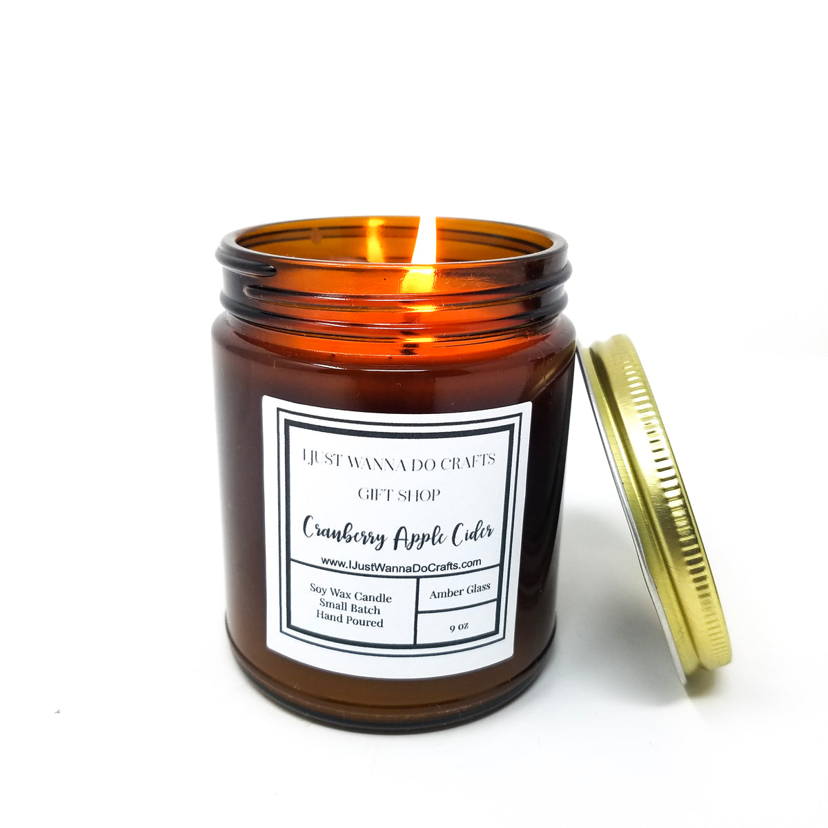 Cranberry & Apple Coconut-Soy Wax Candle – MADE Art Boutique