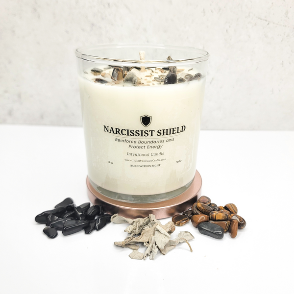 Narcissist Shield Intentional Candle