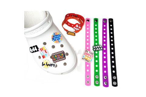 Positivity Croc Jibbitz and Bracelets – Wear Your Joy