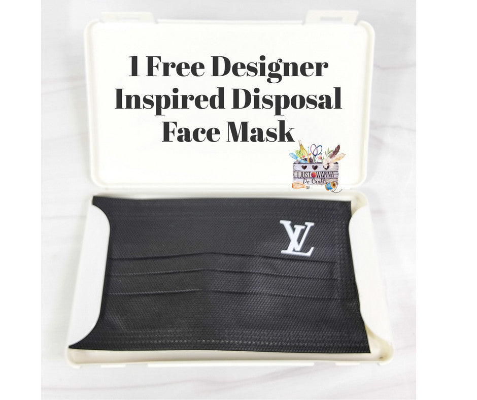 Louis Vuitton Inspired Mask
